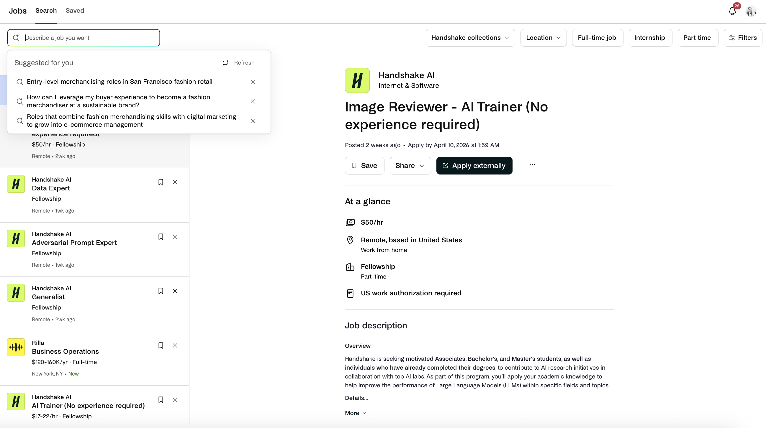Search filters on job page.png