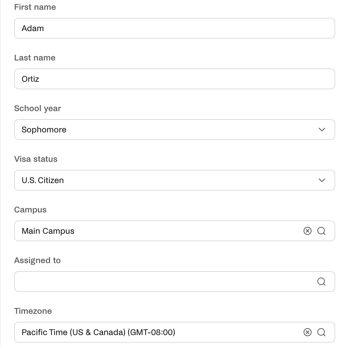 Account tab on Student profile page 2.png