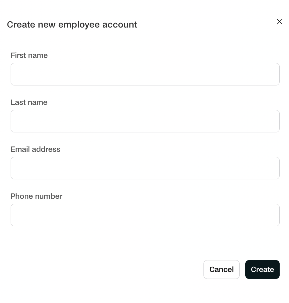 Create new employee account .png