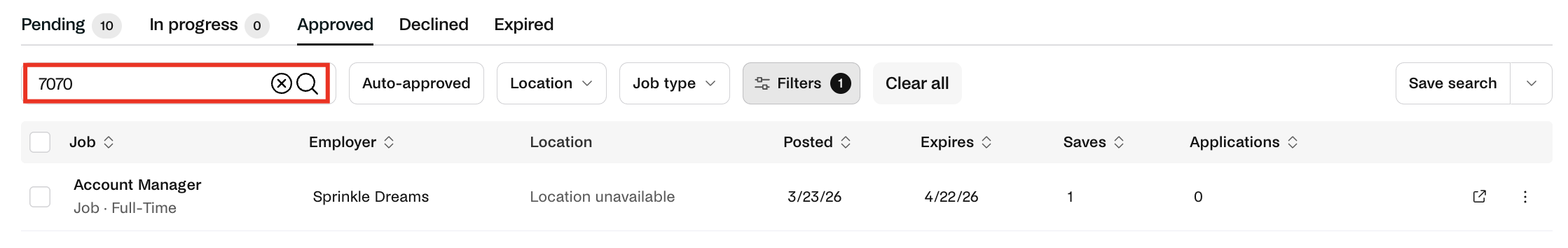 Enter job ID in search bar on jobs page.png