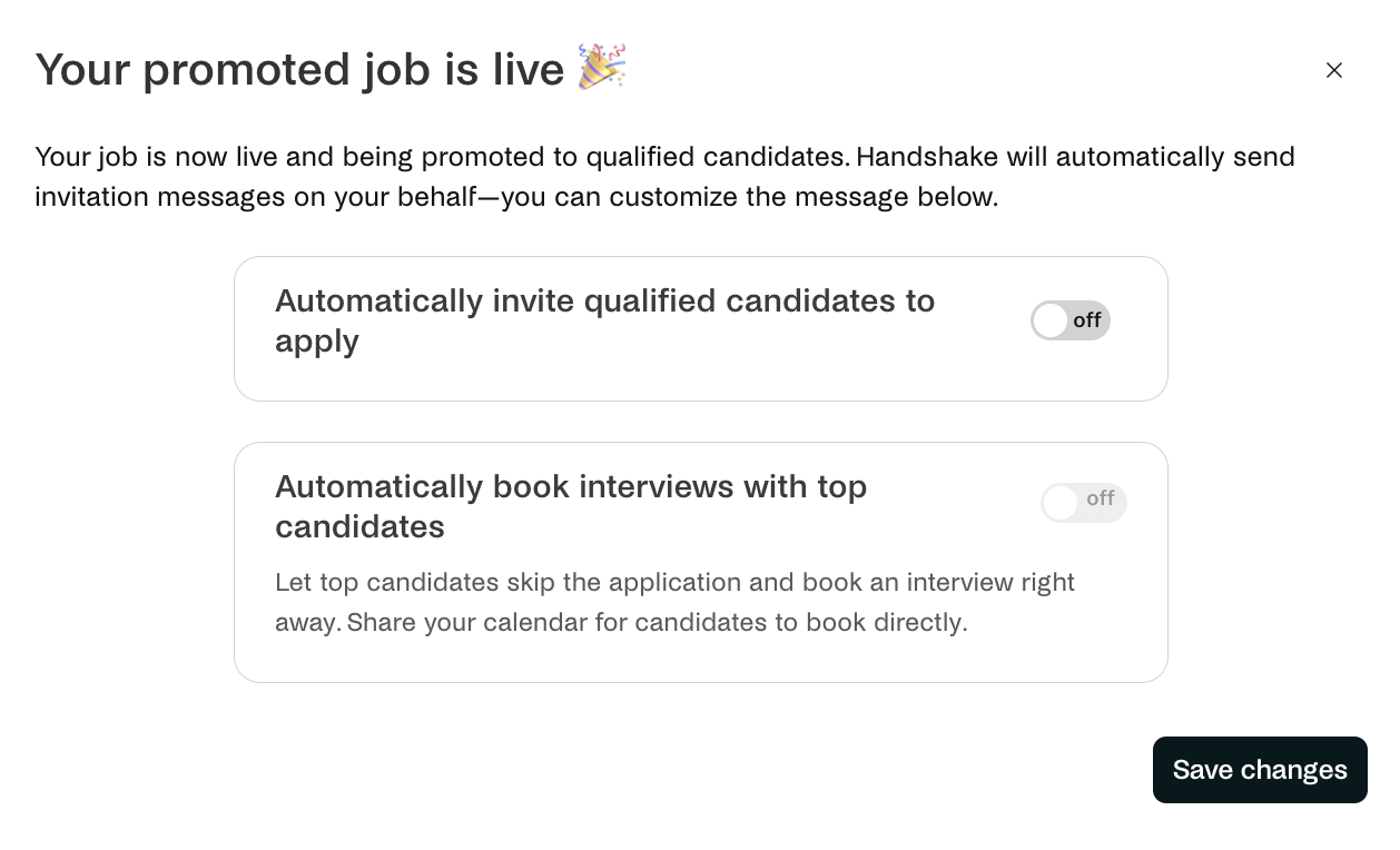 Your promoted job is live.png
