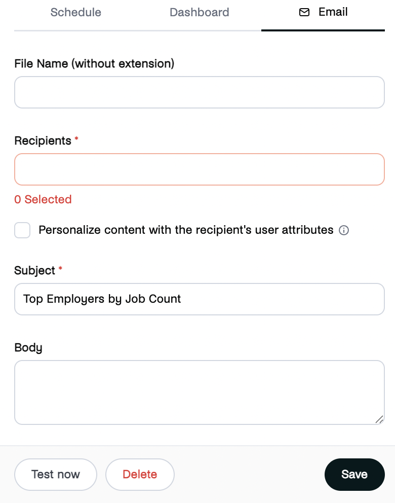 Email options on scheduled report.png