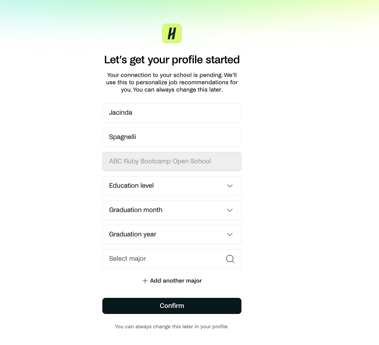 Create HAI profile.png