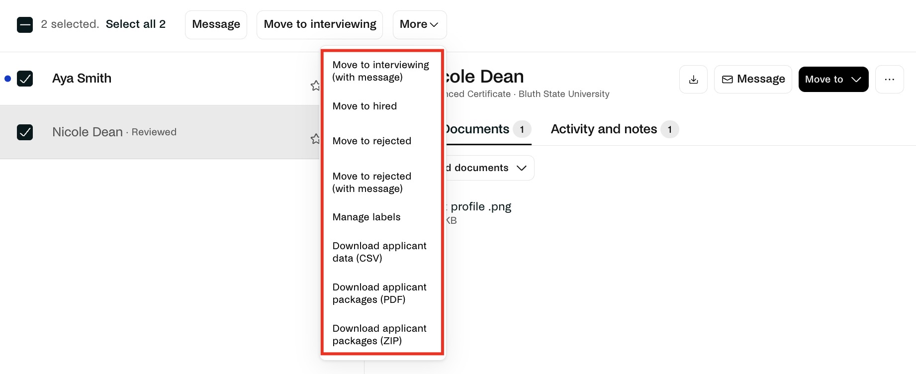 Actions from the more dropdown .png