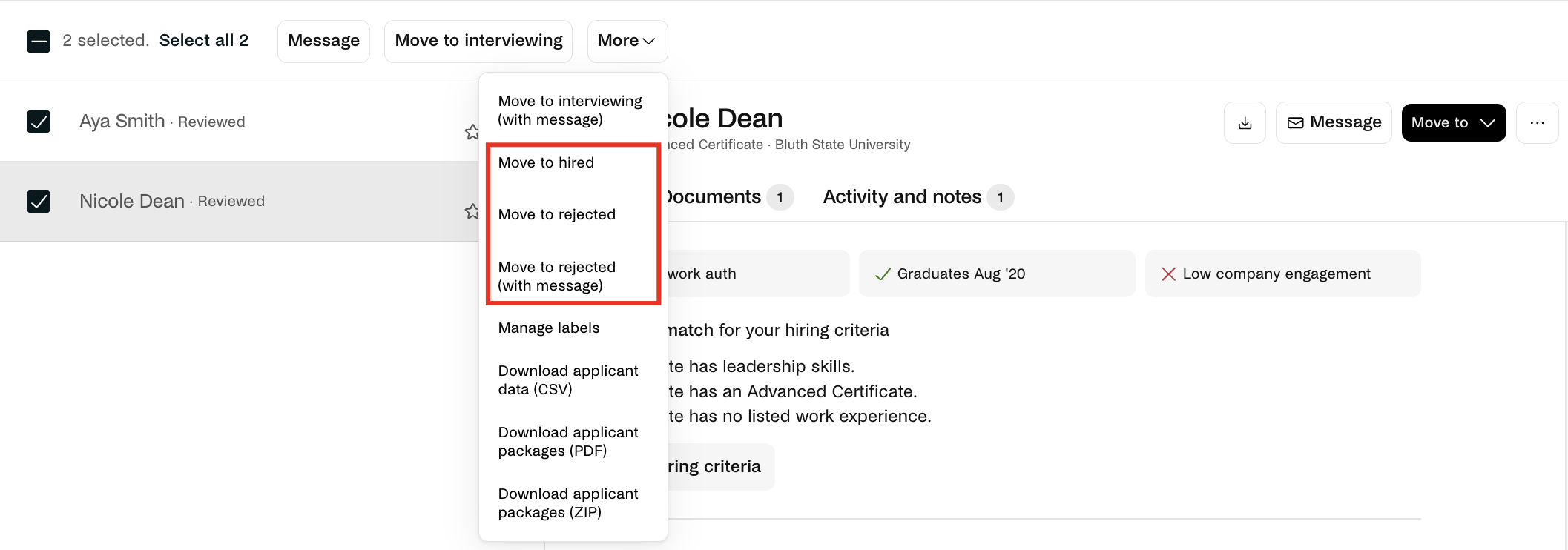 Select multiple candidates and click the more dropdown.png