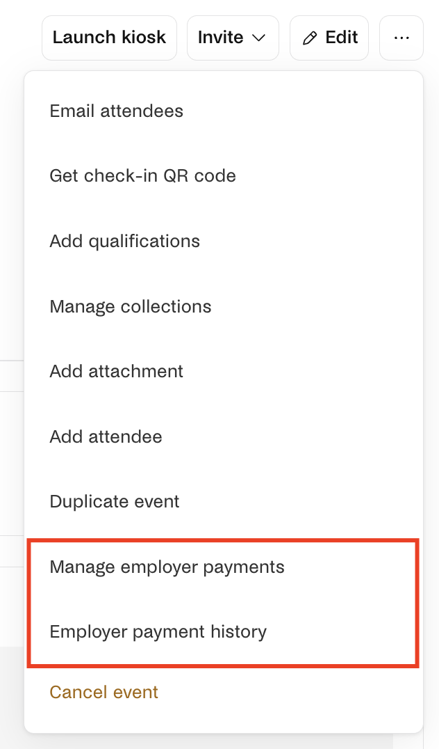 Manage employer payments and employer payment history.png
