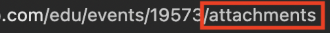 Attachments word at the end of an event URL.png