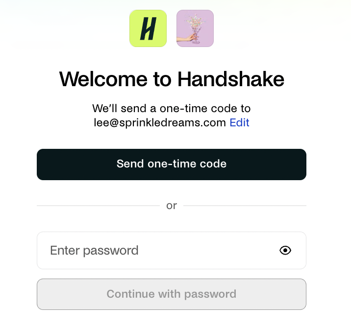 Send one time code.png