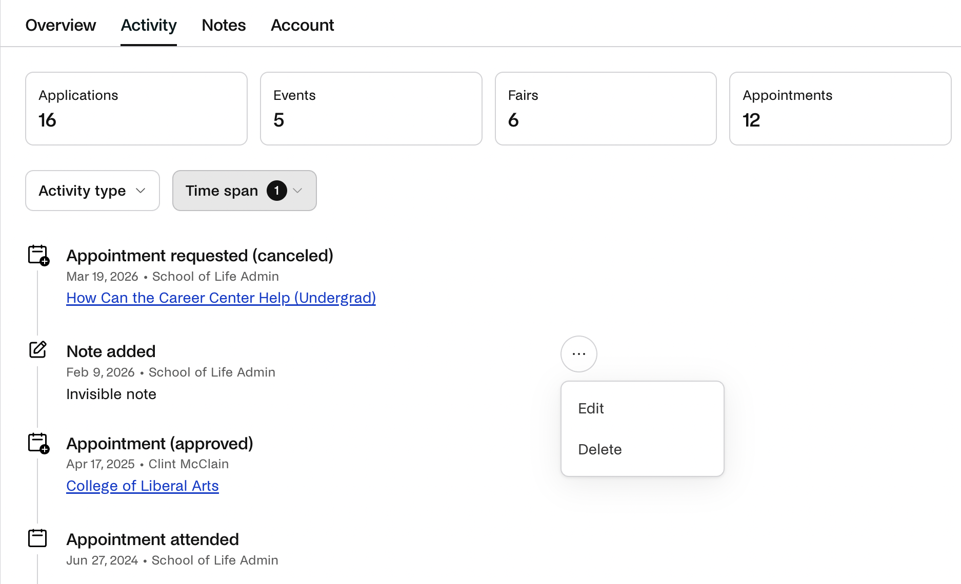 Activity Tab on Student profile page.png