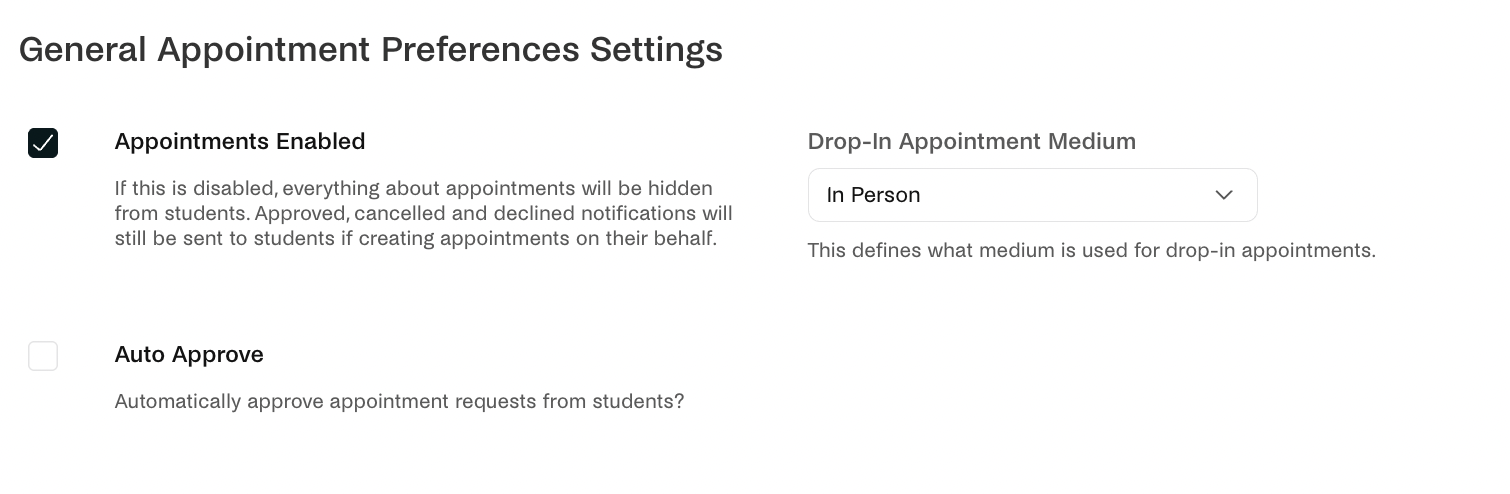General appointment preferences settings.png