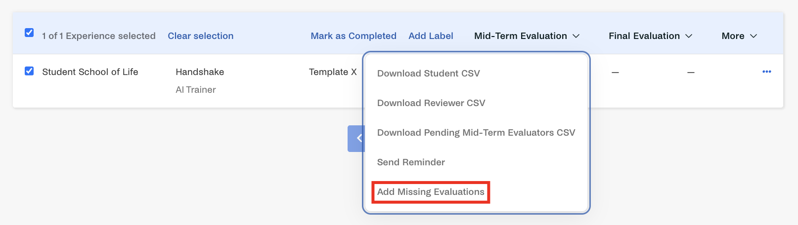 Add missing evaluations from dropdown.png
