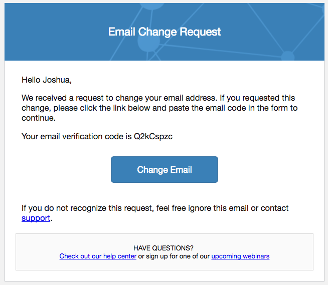 changing email address how to change your email handshake help center. 